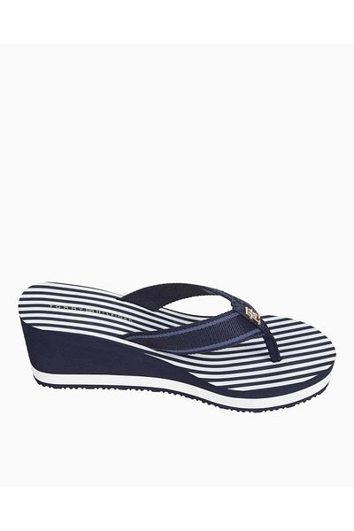 Tommy Hilfiger Stripes Wedge Beach Slippers