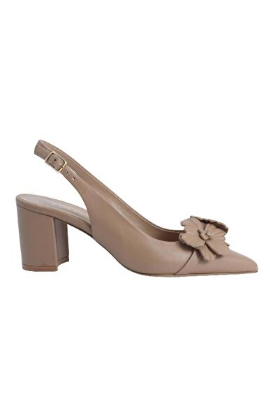 Poletto HAKİKİ DERİ BISKUVI Ayakkabı Stiletto 9841 100 V2