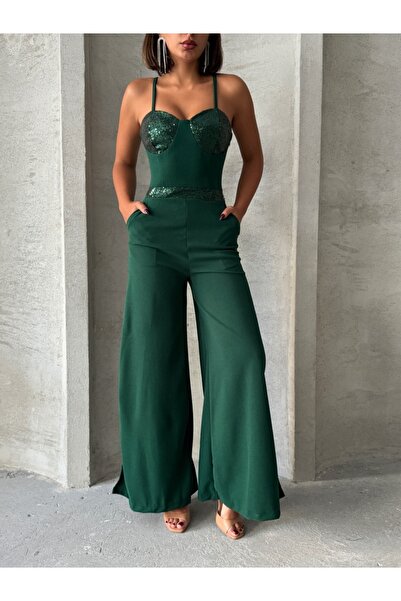 ADA MODA Women's jumpsuit with suspenders