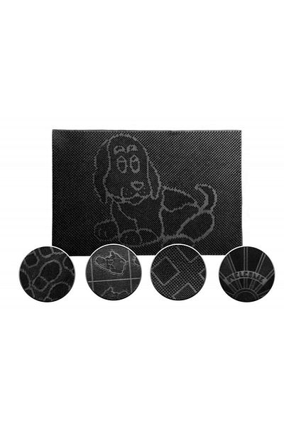 vanora RUBBER DOOR MAT 40X60 CM, DOGGY