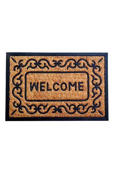 vanora DOOR MAT 60 x 40 CM RUBBER AND COCONUT COIR, CLARA