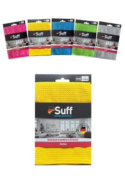 Suff Karanfil Mikrofiber Bez/ Genel Temizlik Bezi (40X40CM)