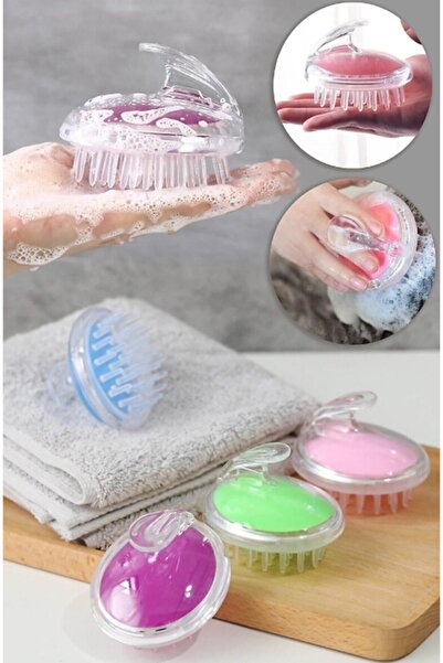 Arzu Güzel Cosmetics Βούρτσα σαμπουάν για μασάζ τριχωτού της κεφαλής - Σιλικόνη