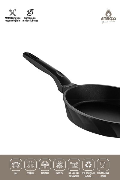Amboss 3 Coin Casting Titanium Pan Set - Black