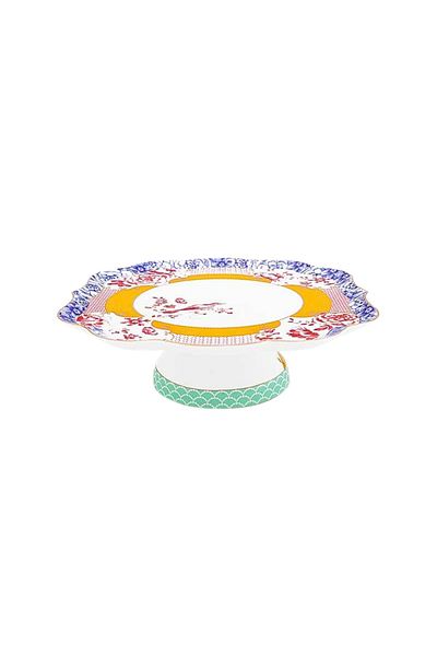 Pip Studio Tavă din porțelan, pentru tort, Pip Studio, 24x24 cm, colecția Royal Multi