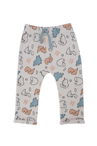 Bebelop Boy's Printed Waffle Embroidered 2-Piece Top and Bottom Set