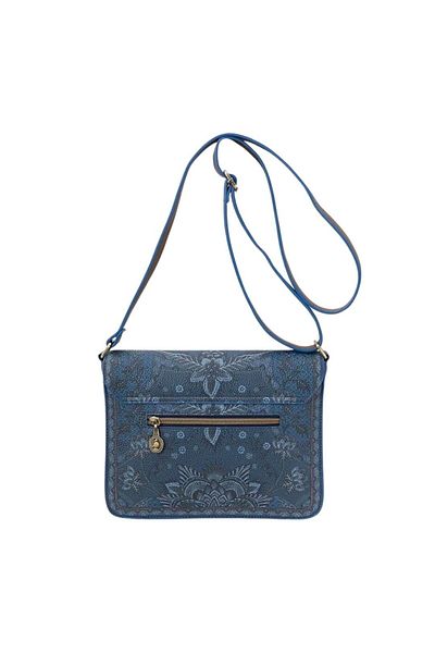 Pip Studio Geantă tip poștaș, Pip Studio, colecția Kyoto Festival, Denim Blue, 25x7x20cm