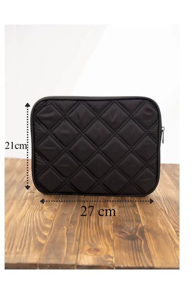 Polina Tablet Çantası & Tablet Kılıfı. Ipad, Matepad, Galaxy Tablet Çantası 10&11 Inç'e Kadar Uyumlu Siyah.