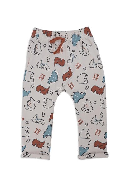 Bebelop Boy's Printed Waffle Embroidered 2-Piece Top and Bottom Set