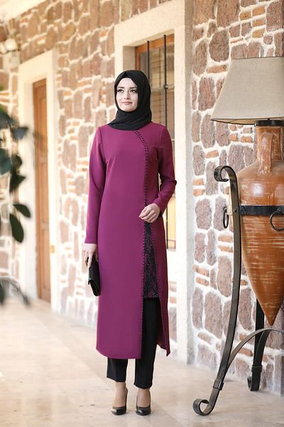Modaviki Sahra Double Set Plum Fvm212