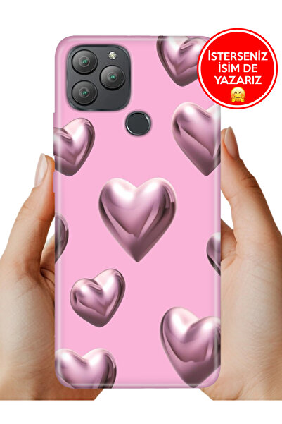 General Mobile GM 22 Plus G512 Kılıf Desenli Rubber Kamera Korumalı Silikon P...