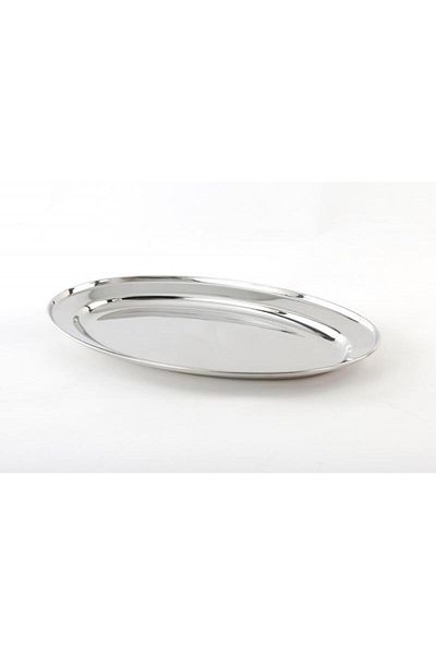 vanora OVAL STAINLESS STEEL TRAY 30 CM