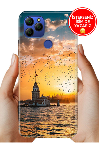 General Mobile GM 21 G310 Kılıf Desenli Baskılı Kamera Korumalı Silikon Bosph...