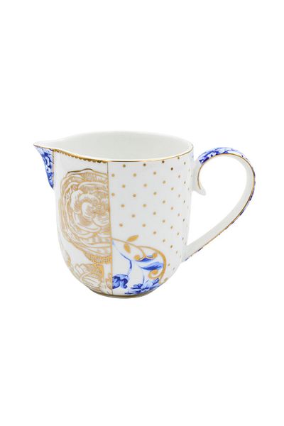 Pip Studio Porcelain milk jug, Pip Studio, 260 ml, Royal White collection