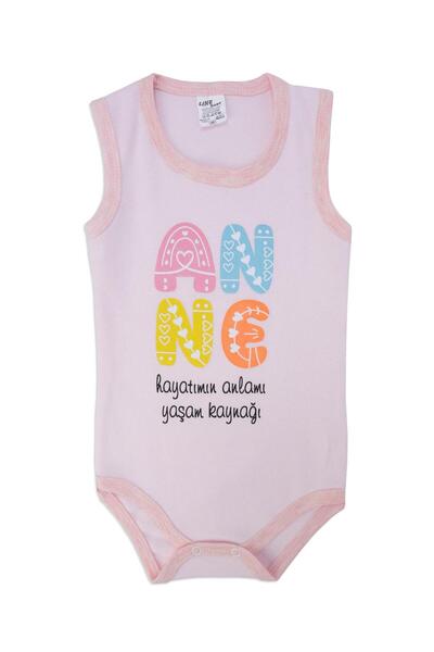 Bebelop Mother and Father Printed Baby Sleeveless Snap-on Bodysuit Bodysuit
