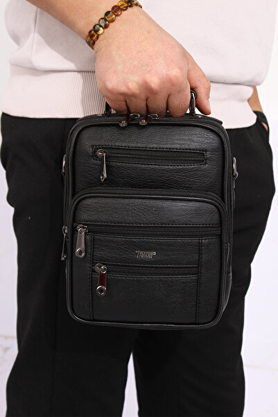 Fiyaka Traum 017 Men's clutch bag with gun compartment, messenger bag BLACK