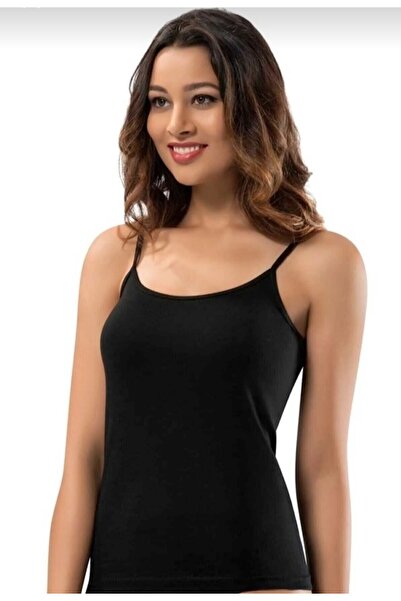 GÜMÜŞ Silver Black Ipaski Tank Top 6 Pack