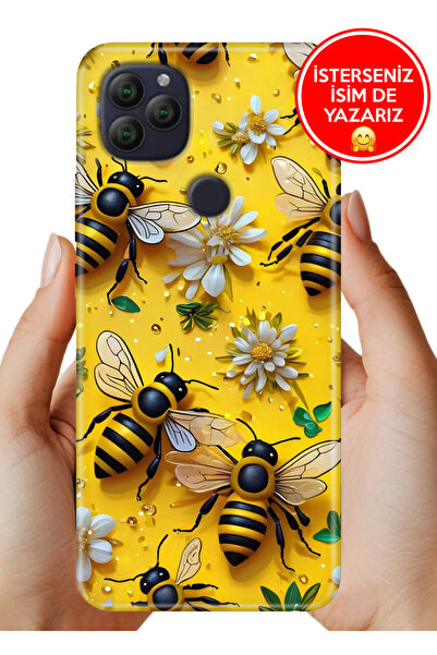 General Mobile GM 22 - GM 22S G312 Kılıf Uv Baskı Temalı Silikon Arıların Dansı