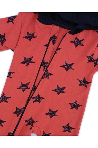 Bebelop Baby Boy Starry Side Zipper Sleeping Bag Hooded