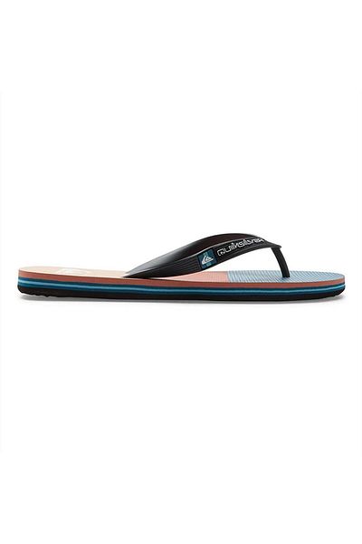 Quiksilver شبشب رجالي برتقالي مخطط من Molokai