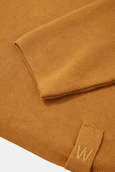 W Collection Mustard Crew Neck Long Sleeve Sweater