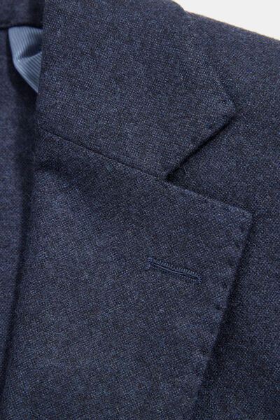 W Collection LACİVERT DÜĞMELİ YÜN CEKET