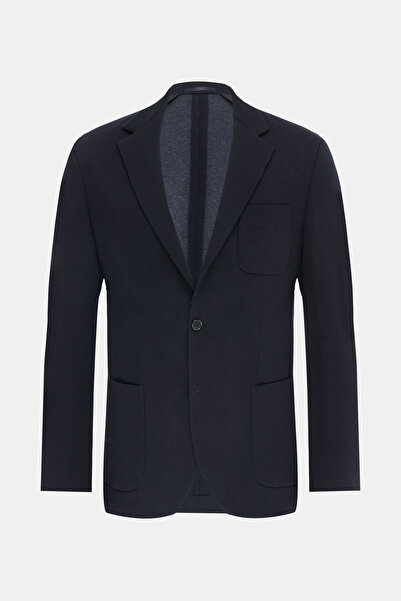W Collection Anthracite Buttoned Wool Jacket