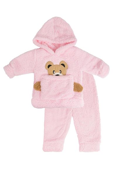 Bebelop Welsoft Winter Baby Jumpsuit - Soft Fabric, Kangaroo Pocket, 1-4 Years