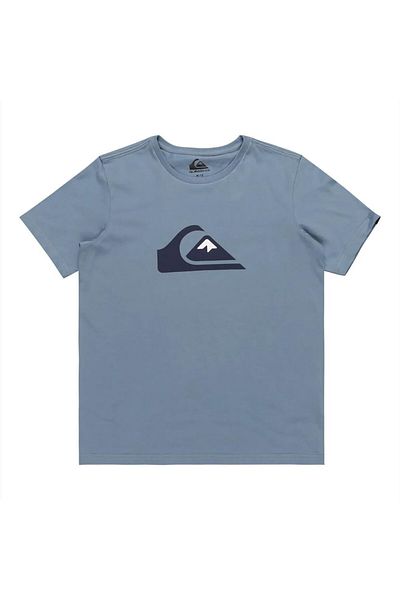 Quiksilver Comp Logo Ss Yth Kids Blue T-Shirt