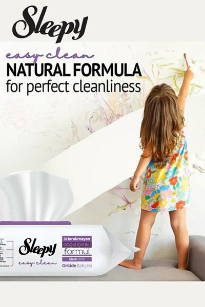 Sleepy Easy Clean Orchid Garden Cleaning Wipes – Luxurious Floral Freshness