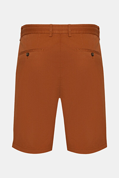 W Collection TURUNCU BAĞCIKLI-FERMUARLI BERMUDA