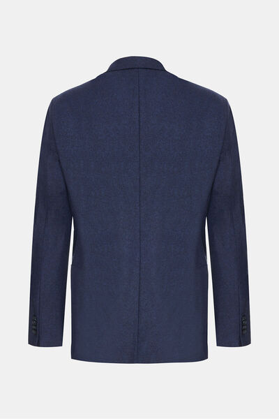 W Collection LACİVERT DÜĞMELİ YÜN CEKET