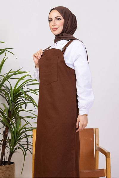 Bestenur Gavin Cepli Gabardin Jile 1404 - Καφέ