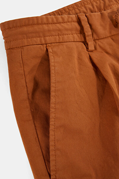 W Collection TURUNCU BAĞCIKLI-FERMUARLI BERMUDA