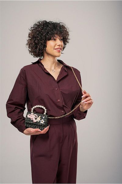 ÇÇS Geantă de mână 17942 pentru femei cu curea de umăr