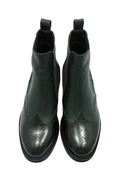 Poletto HAKİKİ DERİ LACIVERT Bot Düz  5780 06 S