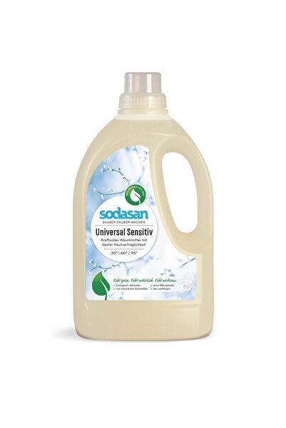 Sodasan Hassas Ciltler İçin Sıvı Çamaşır Deterjanı 1,5 lt