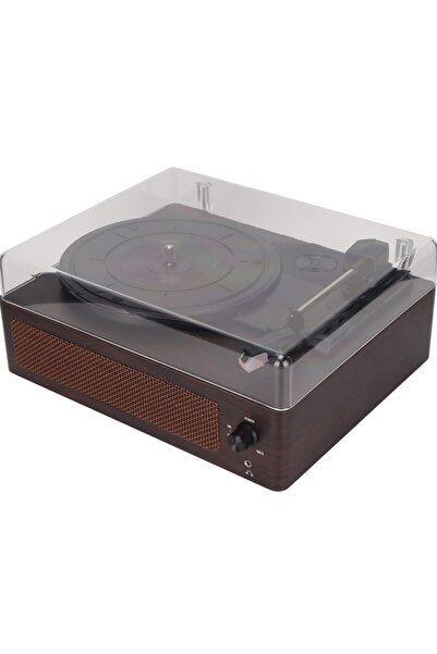 ErginGroup Nostalji Retro Bluetooth Hoparlörlü Pikap Radyo Ses Kayıt Usb Mp3 33/45/78 Cd Müzik Plak Çalar