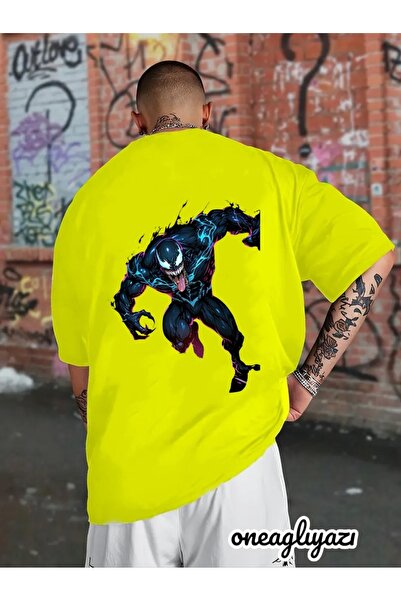 oneagılyazı Oversize majica sa otiskom "Venom" na leđima