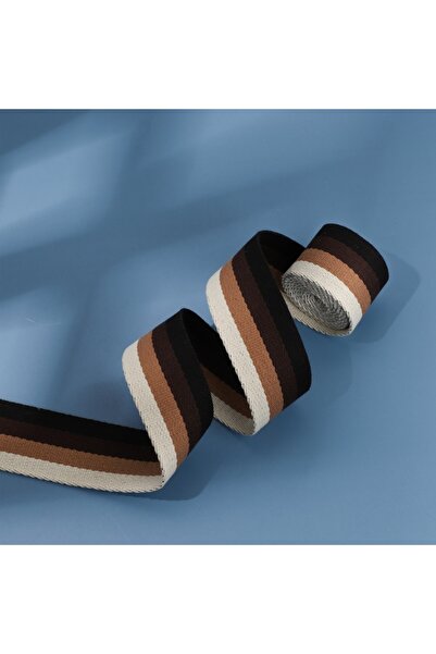 Choice شريط حزام بوليستر مخطط ملون بطول 7 2 متر و38 مم، شريط حقيبة ظهر خارجية...