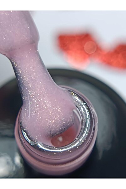 Glamour by Mia 137 Simli Açık Pembe Kalıcı Oje 15 ml HEMA Free TPO Free UV LED