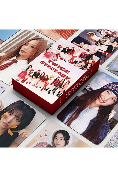 Kpop Dünyasi Twice'' Strategy'' Double Sided Printed Lomo Card Set