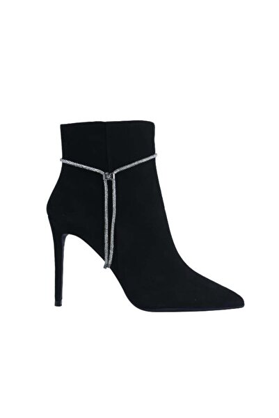 Poletto HAKİKİ DERİ SIYAH Bot Topuklu 32536 10