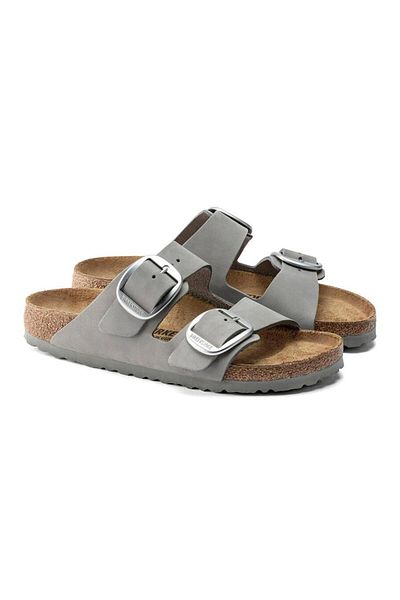 Birkenstock Arizona Big Buckle Nu Gray Slippers