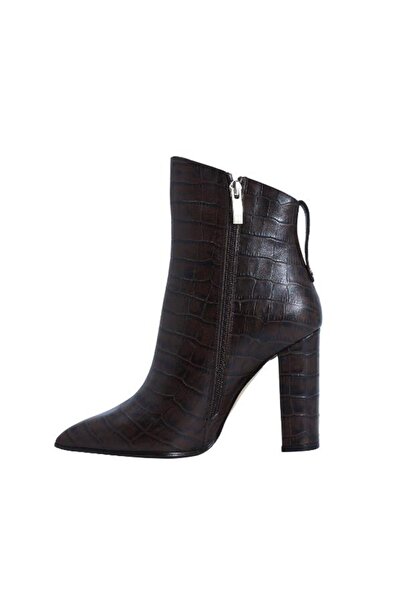 Poletto HAKİKİ DERİ SIYAH Bot Topuklu 1974 40 S