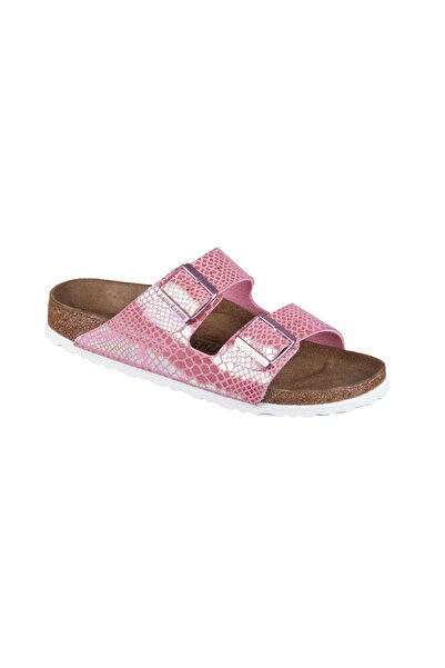Birkenstock شبشب نسائي لامع من Arizona Bf