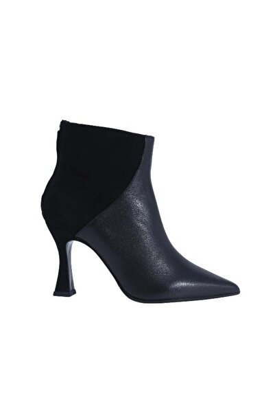 Poletto HAKİKİ DERİ SIYAH Bot Topuklu 992 47