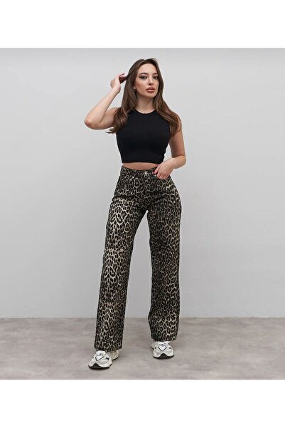 izabutik Leopar kot pantolon