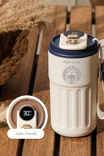 tusah Sevgiliye Özel Sıcaklık Göstergeli Termos 400 Ml İsme Özel