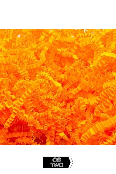 OGTWO Premium Zig Zag Cropped 50 g Orange Paper Gift Box